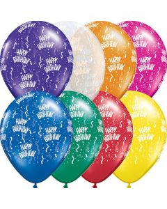 Happy Birthday-A-Round - 16 Inch - Assorted 16 Inch Latex Balloon (39459Q)