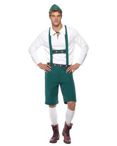 Green Beer Fest Lederhosen Adult Costume (SM39497)