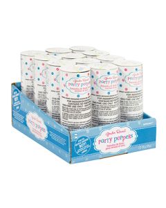 Gender Reveal Girl or Boy? - Boy Confetti Poppers(Pack of 12) (396795AM)
