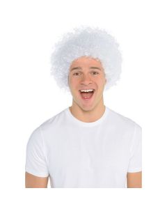 Clown Wig White - Curly Afro (399727.08)