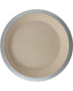 Sugar Cane Lunch Plate 180mm - Silver (400112A)