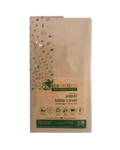 Tablecover Kraft - PAPER Rectangle 250cm x 125cm - Pack 1 (401301A)