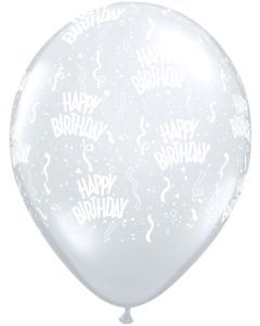 Diamond Clear Birthday-A-Round - 16 Inch Diamond Clear (41166Q)