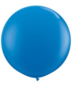 Blue Dark Standard  - 3 Foot (3ft) Latex Balloon (41996Q)