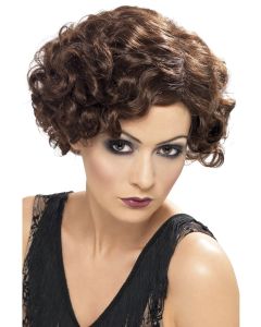 1920's Flirty Wig - Brown (SM42004)