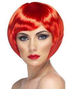Short Bob with Fringe - Red (SM42055)