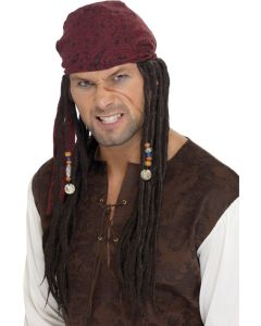 Pirate Wig and Scarf Set (SM42078)