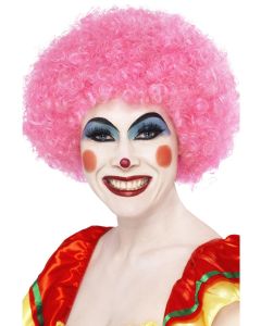 Crazy Clown Wig - Pink (SM42086)