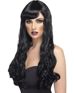Desire Wig - Black - Long With Fringe (SM42103)