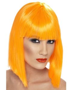 Blunt Glam Wig - Neon Orange (SM42139)