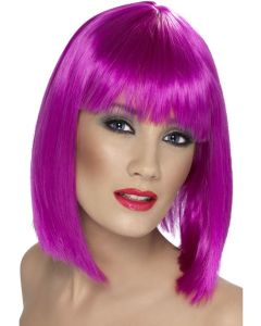 Blunt Glam Wig - Neon Purple (SM42141)