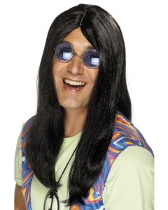 Black Neil Hippy Wig (SM42216)