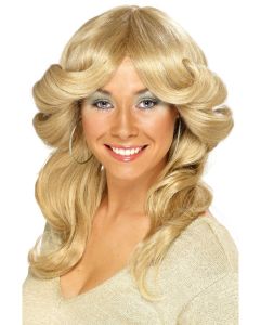 1970's Long Blonde Flick Wig (ABBA) (SM42251)