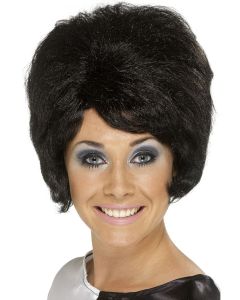 Black 1960's Beehive Wig (SM42272)