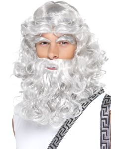 Grey Zeus Wig (SM42301)