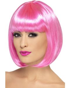 Pink Short Bob Wig (SM42392)