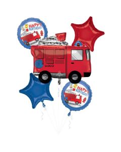 Fire Truck Balloon Bouquet (4281601AM)