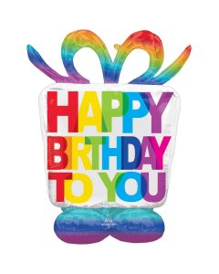 Birthday Present Happy Birthday To You - AirLoonz Foil Balloon (4282911AM)