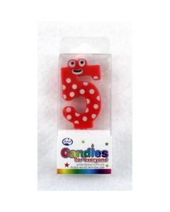 Numeral Eyes Candle - 5 (431245A)