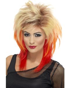 Blonde 1980's Mullet Wig (SM43245)