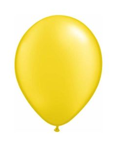 Citrine Yellow 12cm (5 Inch) Pearl Latex Balloon (43580Q)