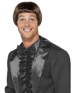 1990's Bowl Cut Wig - Brown (SM43678)