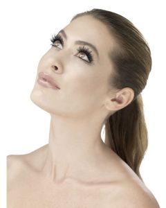 Flutter Eyelashes Black including Adhesive (SM44544)