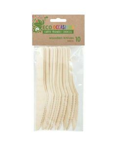 Wooden Knife 165mm - Pack 10 (460576A)