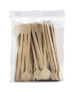 Wooden Swizzle Stick 15cm 100 pack (460618A)