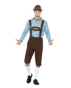 Beer Fest Suede Lederhosen Adult Costume (SM49660)