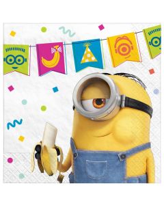 Minions 2 Beverage Napkins (Pack of 16) (502572AM)
