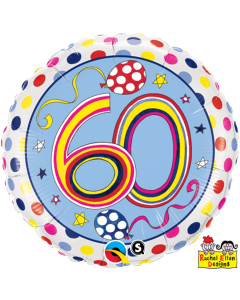 60 Rachel Ellen - 18 Inch Foil Balloon (50413Q)