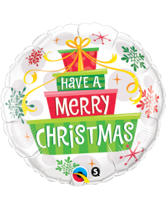 Christmas Gifts and Snowflakes - 18 Inch Foil Balloon (50973Q)