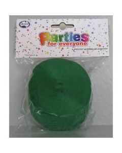 Emerald Green Crepe Streamer - 45mm Wide x 30m Long - Pack 1 (530043A)