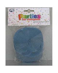 Sky Blue Crepe Streamer - 45mm Wide x 30m Long - Pack 1 (530056A)
