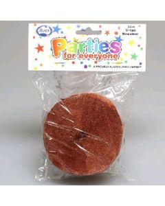 Brown Crepe Streamer - 45mm Wide x 30m Long - Pack 1 (530072A)