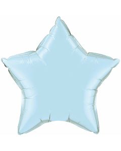 Star 20 Inch Foil Balloon - Light Blue Pearl (54802Q)