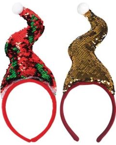 Reverse Sequin Elf Headband (C1754)
