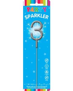 Numeral Sparkler - 3 (E1524)