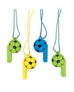 Sports Ball Whistle Pack 4 - Party Favours (E2228)