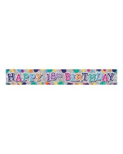 Banner 18th Birthday (E3153)