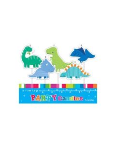 Dinosaurs Candle Pack 5 (E3345)