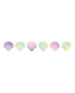 Mermaid Party - Mermaid Shell Bunting Pack 6 (E4954)