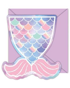 Mermaid Party - Invite(Pack of 8) (E4955)