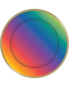 Rainbow Party - Plate(Pack of 8) (E4979)