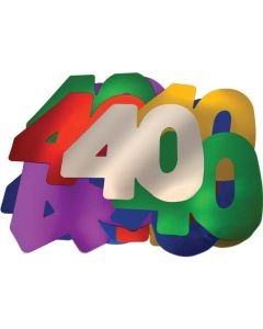 Giant Confetti - 40th Birthday 30 Pack (E4031)