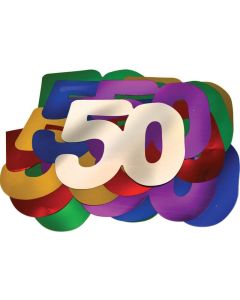 Giant Confetti - 50th Birthday 30 Pack (E4032)