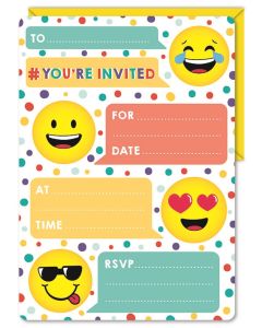 Smiley Party - Invitation & Envelope (E4439)