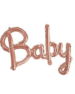 Baby 58cm Script Foil Balloon (E5460 )