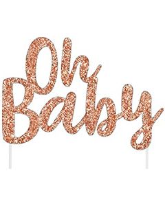 Cake Topper - Glitter Baby (E5464)